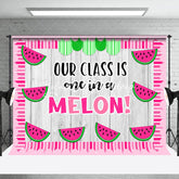 Lofaris Our Class Is One In A Melon Pink Summer Backdrop